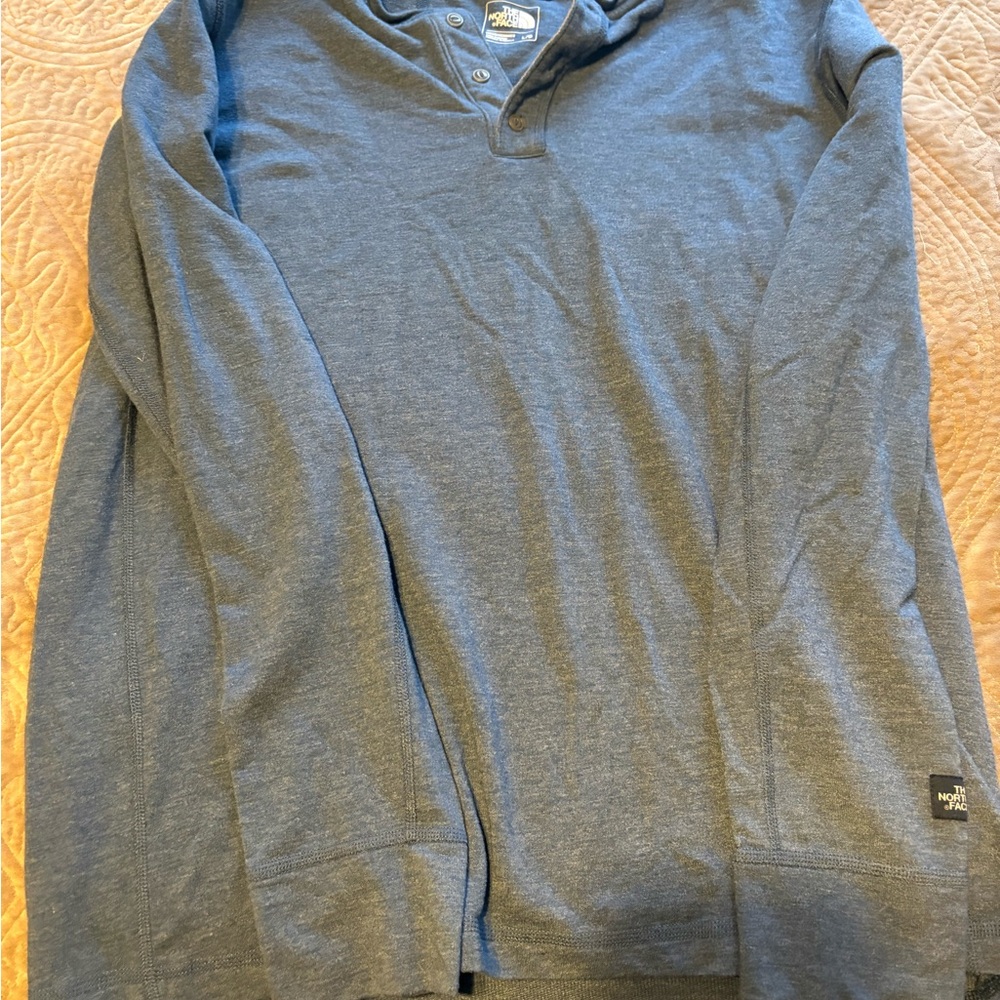 The North Face Navy Henley Shirt